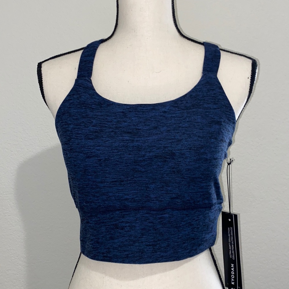Navy Blue Sports Bra